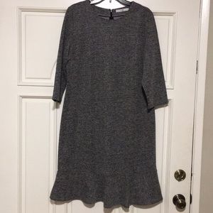 Gray Tweed Dress